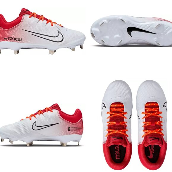 Nike Women's Hyperdiamond 4 Pro Metal Fastpitch Softball Cleats - Picture 4 of 7